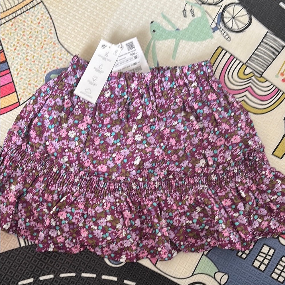 Floral Purple Skirt